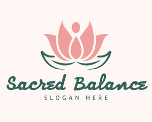 Lotus Blossom Yoga logo design