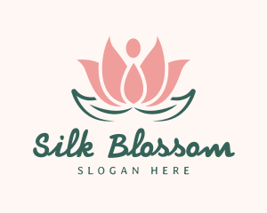 Lotus Blossom Yoga logo design