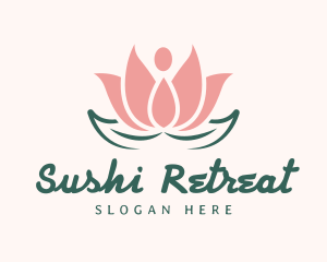 Lotus Blossom Yoga logo design