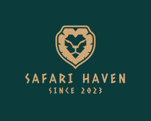 Tribal Lion Safari logo design