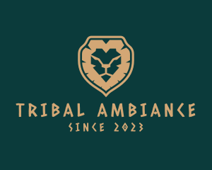 Tribal Lion Safari logo design