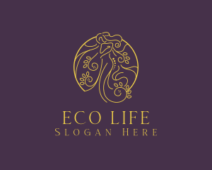 Eco Plant Goddess logo design