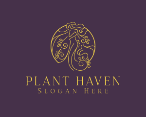 Eco Plant Goddess logo design