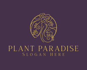 Eco Plant Goddess logo design