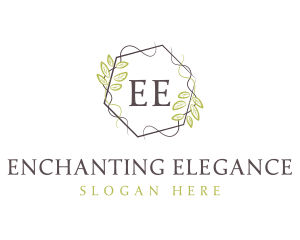 Feminine Elegant Wreath logo design