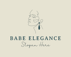 Elegant Woman Jewelry logo design