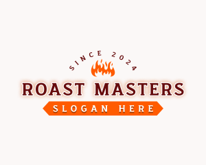 Retro Flame Business logo design