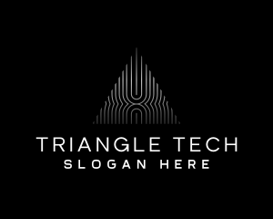 Triangle Stripes Pyramid logo
