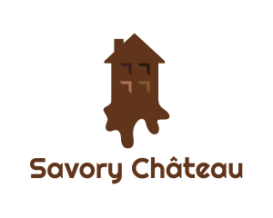 Melting Chocolate House logo design