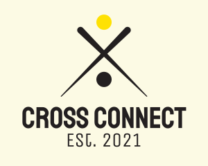 Billiards Sports Cross logo