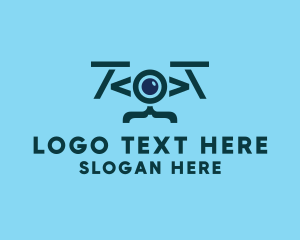 Code Drone Tech logo design