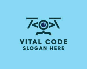 Code Drone Tech logo design