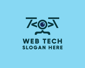 Code Drone Tech logo design