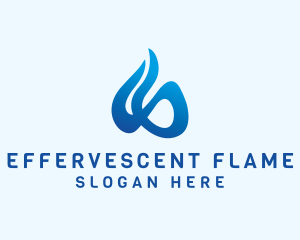 Modern Infinite Flame  logo design