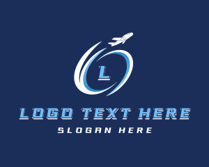 Logistics Airplane Delivery logo