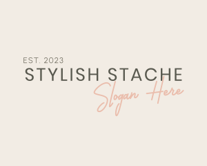 Stylish Fashion Brand logo design