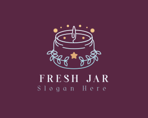 Cosmic Jar Candle logo design