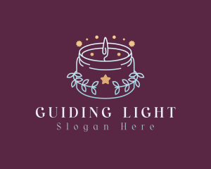 Cosmic Jar Candle logo design