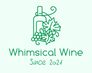 Winemaking Grape Orchard  logo design