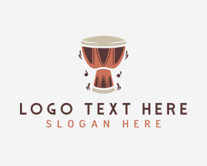 Instrument - Tribal Drum Instrument logo design
