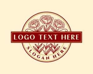 Floral Landscaping Decor Logo