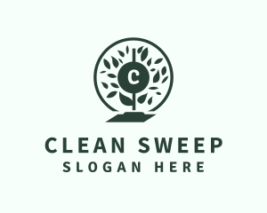 Natural Disinfection Cleaning logo design