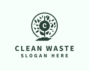 Natural Disinfection Cleaning logo design