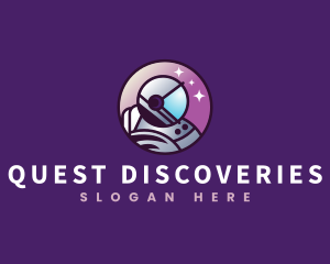 Astronaut Space Exploration logo
