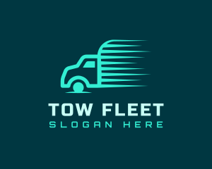 Automotive Truck Logistics logo design