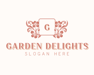 Flower Florist Gardening logo design