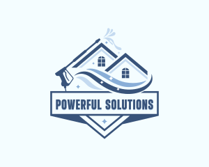 Sanitation Pressure Washing logo design