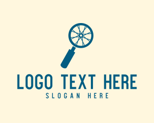 Blue Search Wheel  logo