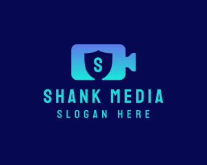 Video Camera Shield logo design