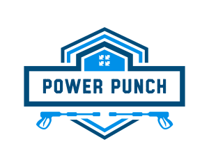 Power Washing Cleaning logo design