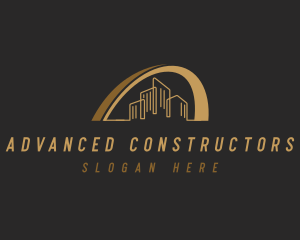 Urban Skyscrapers Building logo design