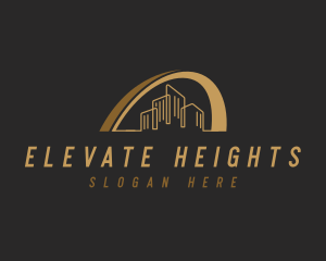 Urban Skyscrapers Building logo design