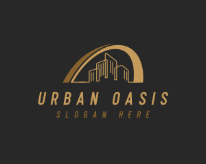 Urban Skyscrapers Building logo design