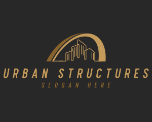 Urban Skyscrapers Building logo design