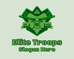 Army Tank Insignia  logo