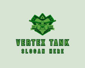 Army Tank Insignia  logo