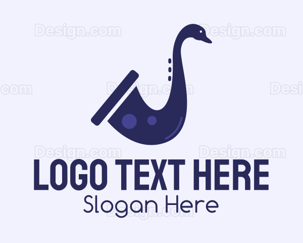 Violet Duck Saxophone Logo