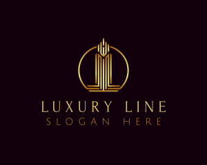 Luxury City Tower logo design