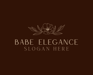 Elegant Flower Spa logo design