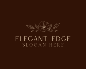 Elegant Flower Spa logo design