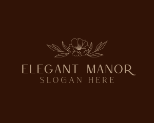 Elegant Flower Spa logo design