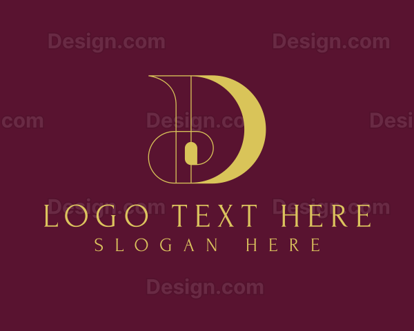 Minimalist Letter D Logo