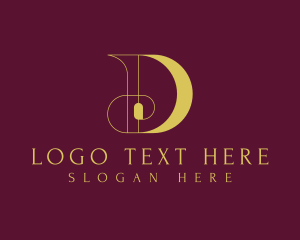 Minimalist Letter D logo