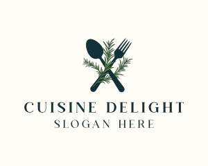 Rustic Rosemary Restaurant logo design