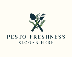 Rustic Rosemary Restaurant logo design