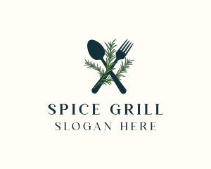 Rustic Rosemary Restaurant logo design